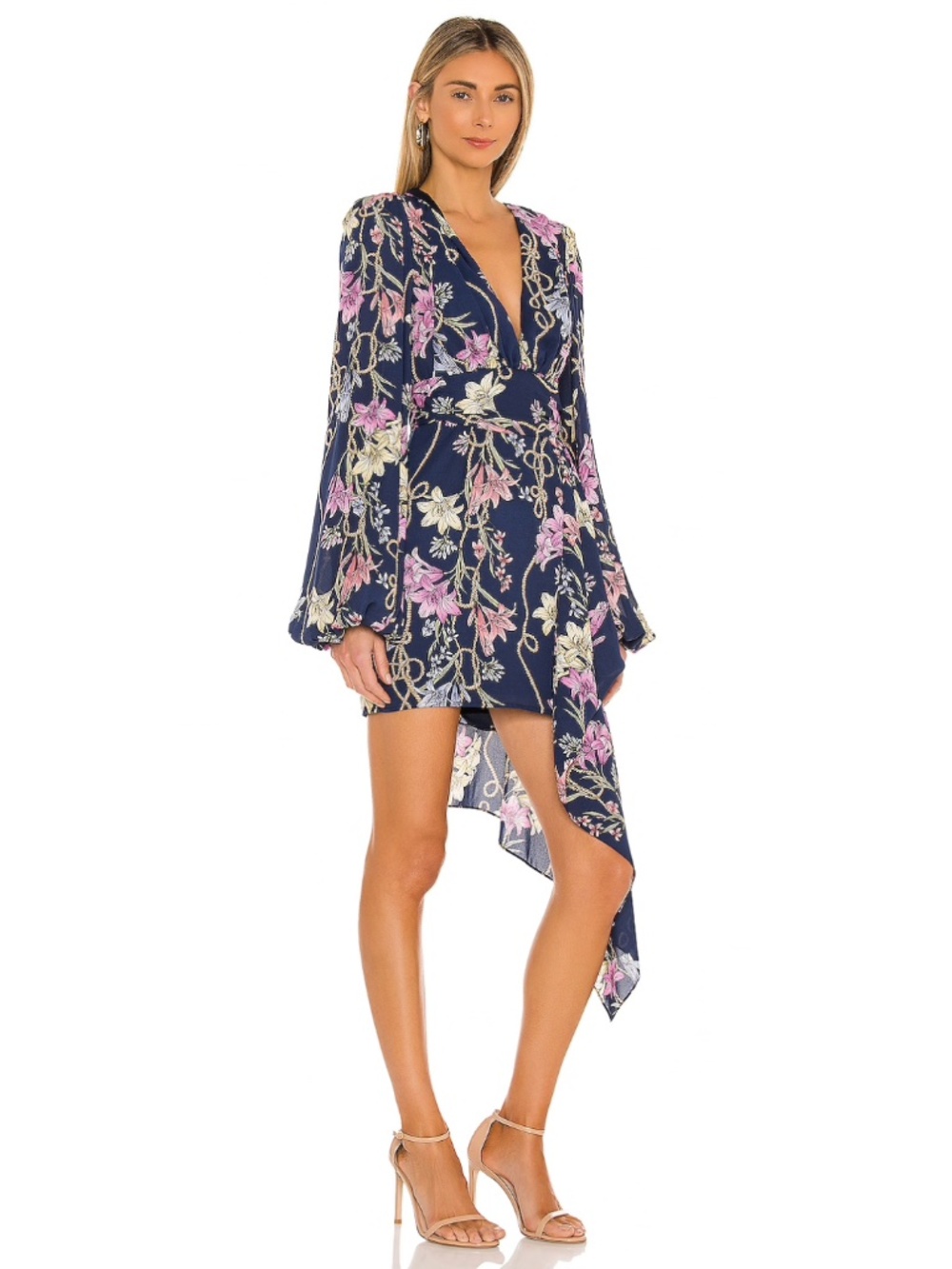 NEW Revolve Katie May Sleepless Nights Dress Navy Lily Small